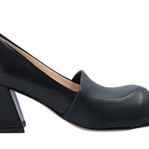 Black Made in Italy, Cube heels, soft leather